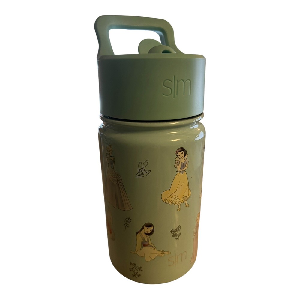 Simple Modern Disney Princess Kids Water Bottle with Straw Lid Stainless Steel