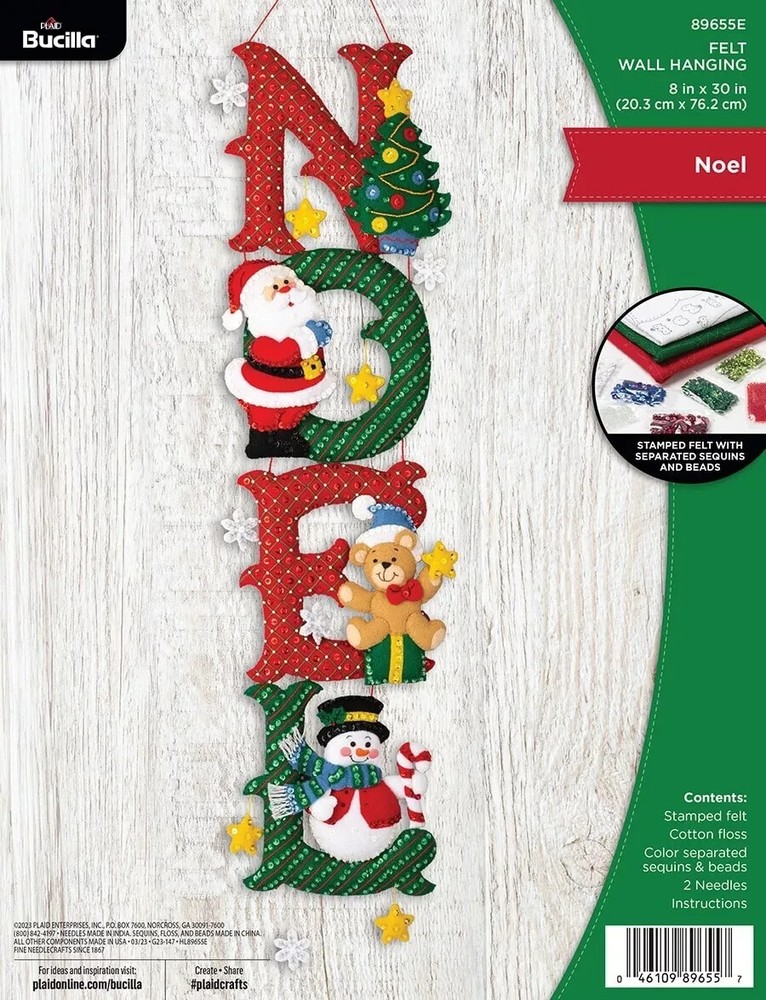 Bucilla Felt Wall Hanging Kit 