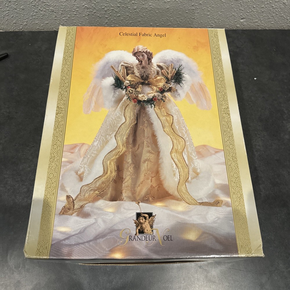 Vintage GRANDEUR NOEL CELESTIAL FABRIC ANGEL 16