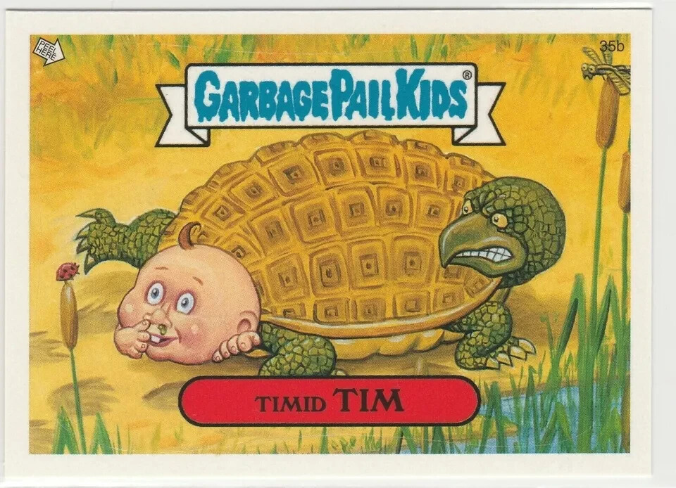 Timid Tim 35b Garbage Pail Kids GPK 2004 ANS2 All-New Series 2 Trading Card