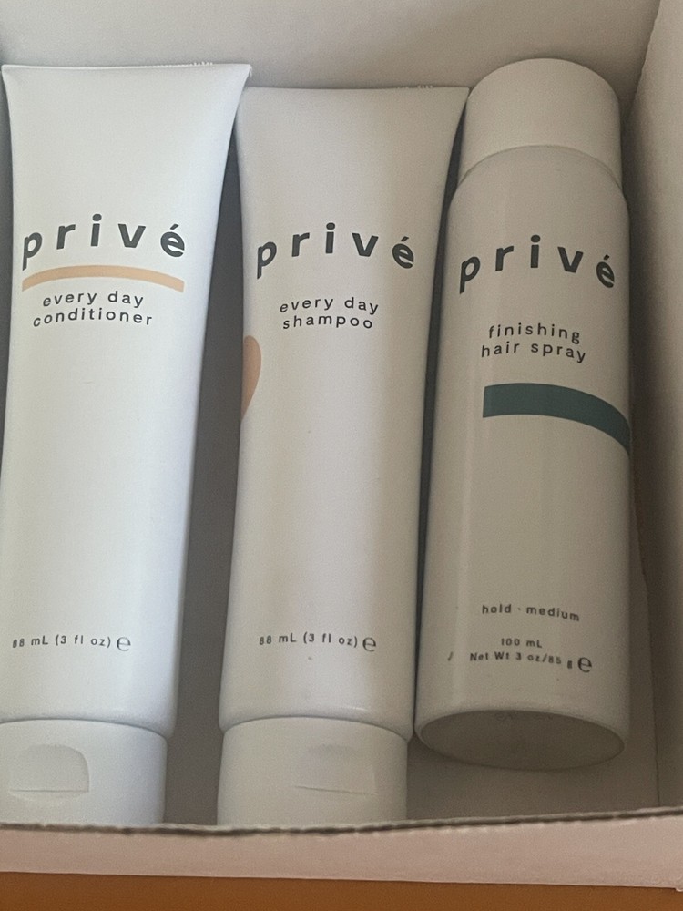 Prive Everyday Haircare Set with Shampoo Conditioner and Finishing Air Spray-image
