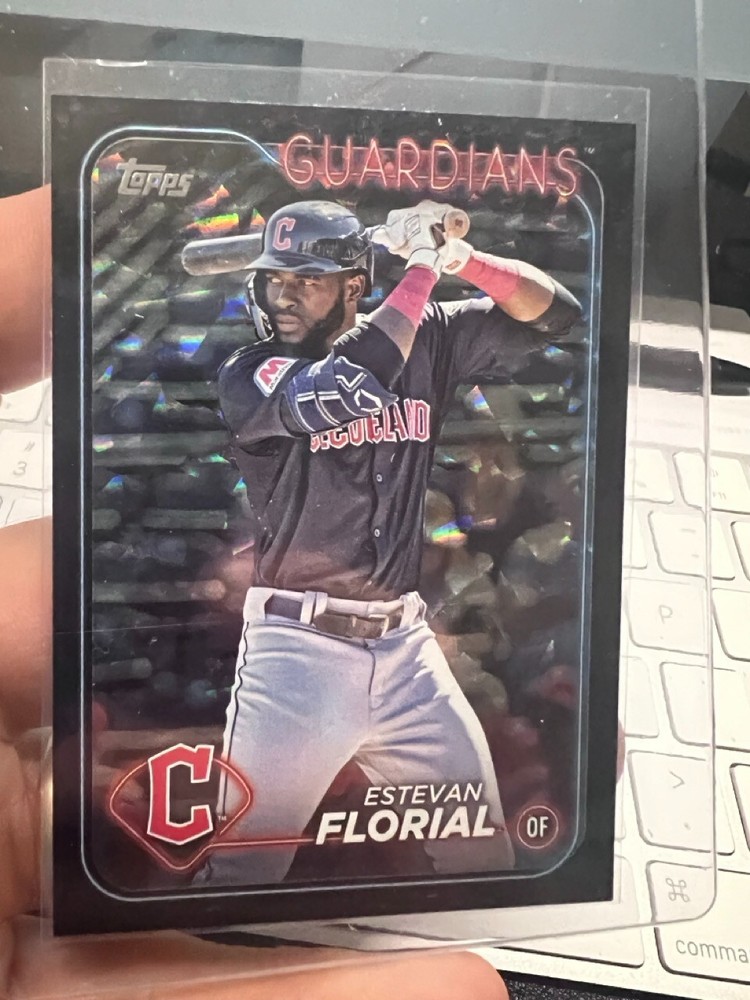 2024 Topps Series 2 - Black Foil #531 Estevan Florial