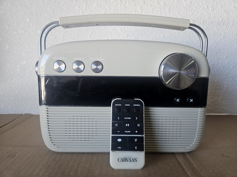 Saregama Carvaan SC03 Portable Channel Wireless Bluetooth Radio Speaker W/Remote