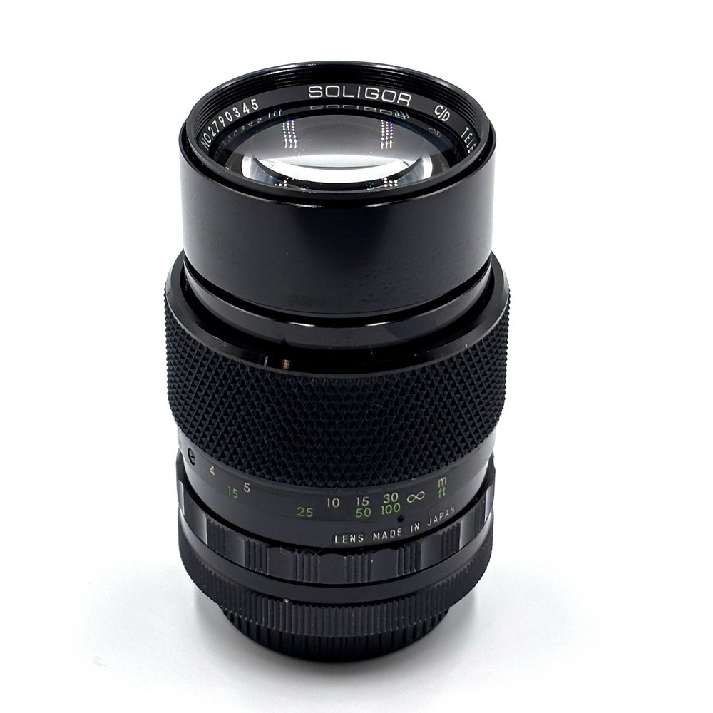 Soligor Tele-Auto 135mm f/2.8 Canon FD Mount Lens Excellent  w/Rear Cap