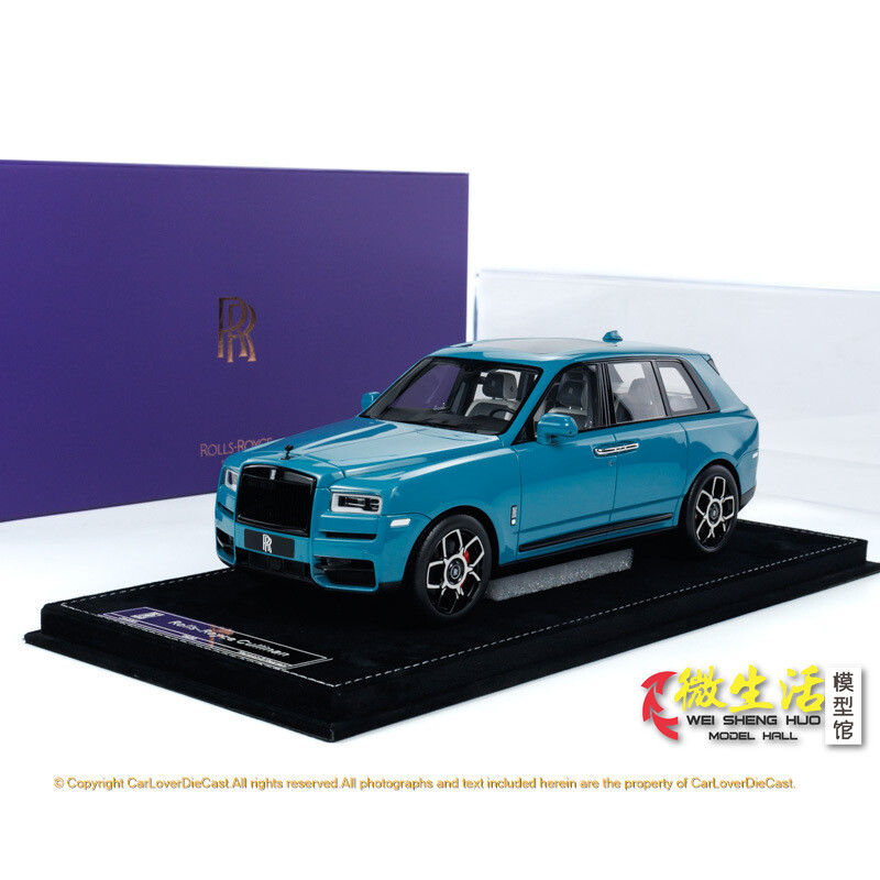 HH 1:18 Rolls-Royce Cullinan High Land Black Badge Diecast Car Model Collection