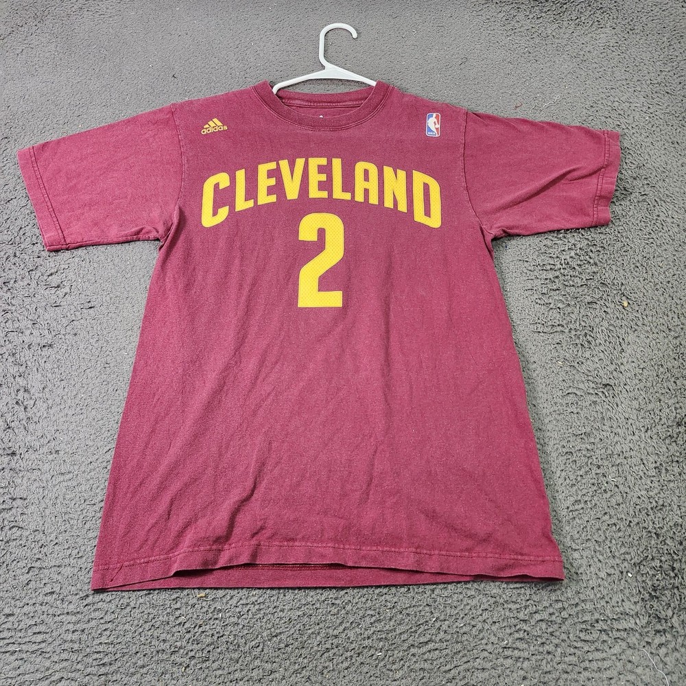 Cleveland Cavaliers Shirt Mens Medium Red NBA Basketball Kyrie Irving Adidas