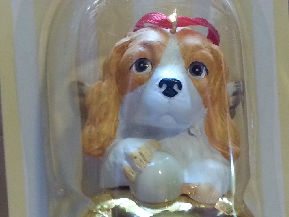 1 Dozen CAVALIER Dog Figurine Brass Bells By DNC Collectibles 12 Pc Lot