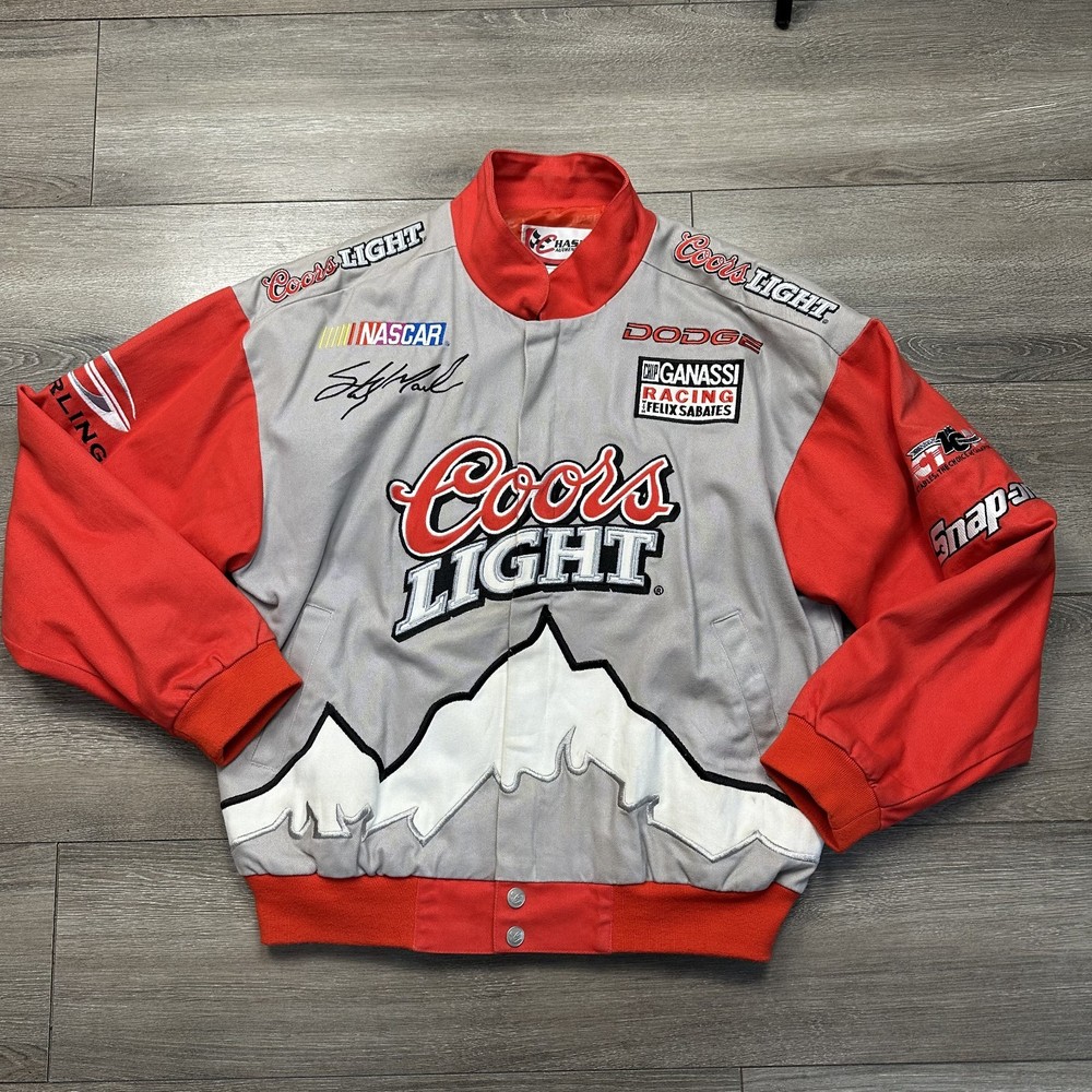 Sterling Marlin Coors Light NASCAR Jacket Chase Drivers Line Medium