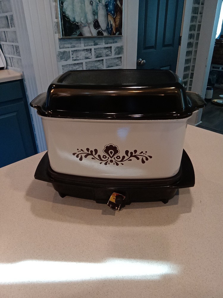 West Bend 4 Qt Multi Purpose Slow Cooker 5 Settings Ivory/Cream Electric 84116