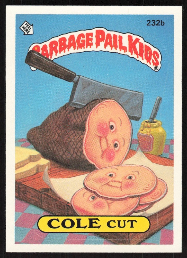1986 Topps Garbage Pail Kids Sticker Cards Complete Set