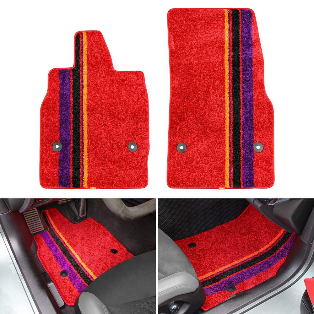 All-Weather Carpet Floor Mats for Corvette C8 Z51 Z06 Stingray Coupe 2020-2024