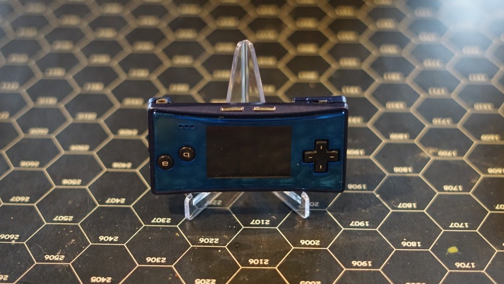 Nintendo Gameboy Blue Micro with Charger Handheld System | Tested, Working