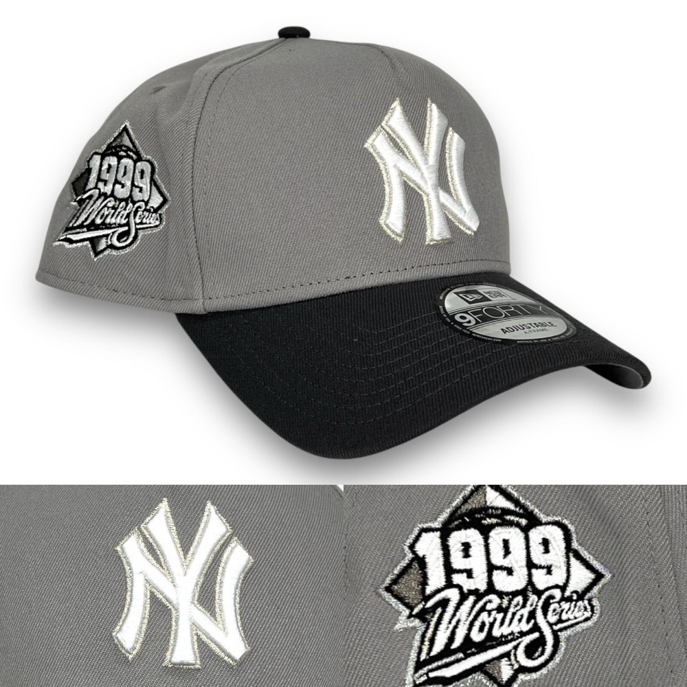 New York Yankees 99 WS 940 AF Adjustable Snapback New Era Cap - Gray -NWT