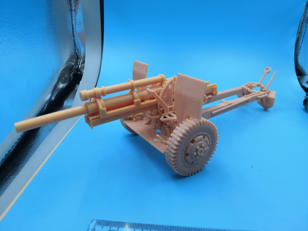 1/72 Scale 3D-Printed M101 Howitzer M2A1 105mm Unassembled Model Kit