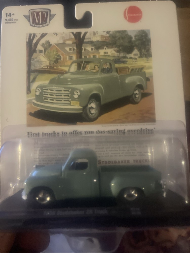 1950 Studebaker 2R M2 Machines 1:64 Diecast Auto Drivers Release 118 Toy Truck