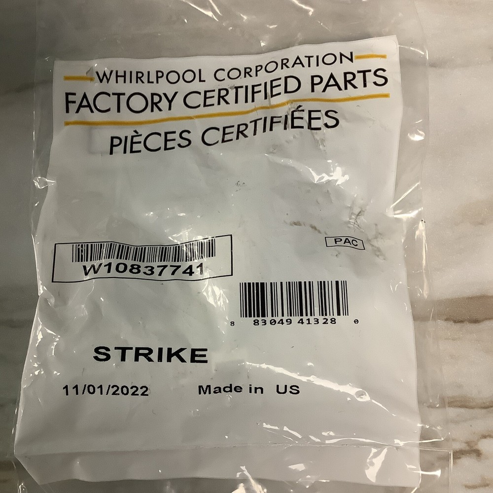 Whirlpool Corporation Strike Replacement Part W10837741