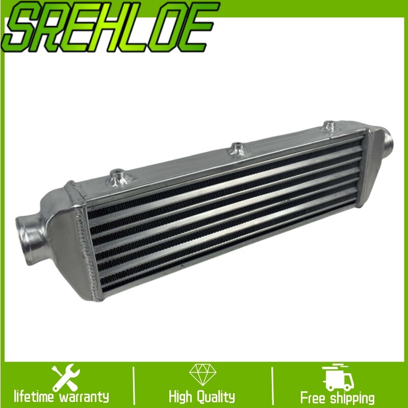23x7x3 Universal Aluminum FMIC Turbo Intercooler 2.2in Inlet Outlet 57mm Core