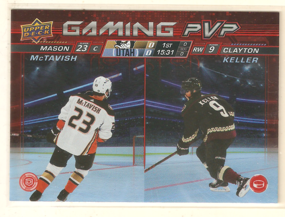 McTavish & Keller 2024-25 Upper Deck Series 1 Gaming PVP Insert #25