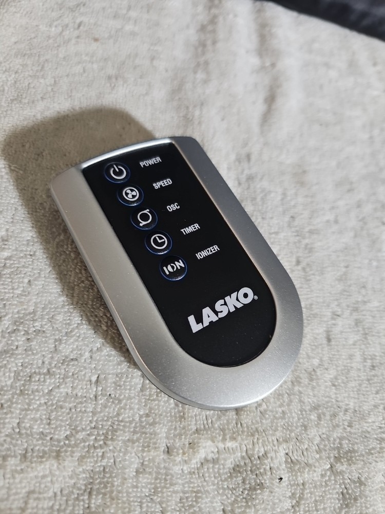 Genuine Lasko Fan 5-Button Remote Control Speed OSC Timer Ionizer NEVER USED