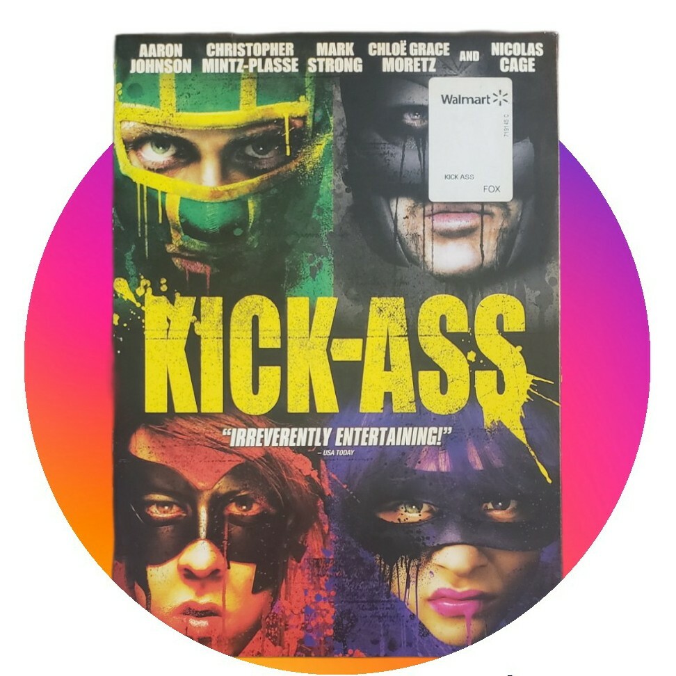 TESTED Kick-Ass DVD Nicolas Cage Chloe Grace Moretz ACTION SUPER HEROES
