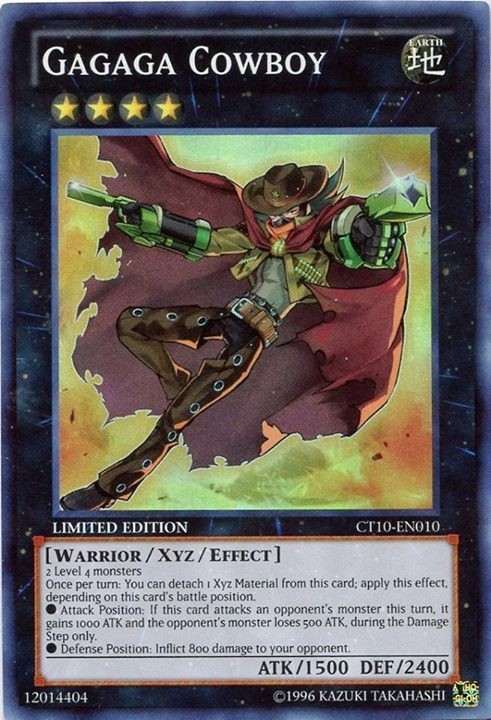 Gagaga Cowboy CT10-EN010 Super Rare Limited Edition Heavily Played