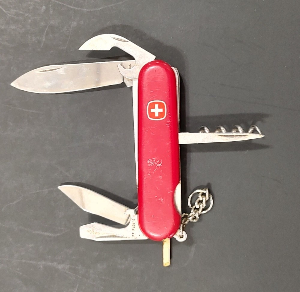 Wenger Delemont Swiss Army Knife - With Toothpick And Tweezers.