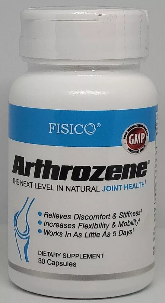Fisico Arthrozene Natural Joint Health Supplement 30 Capsules New Exp. 05/2026