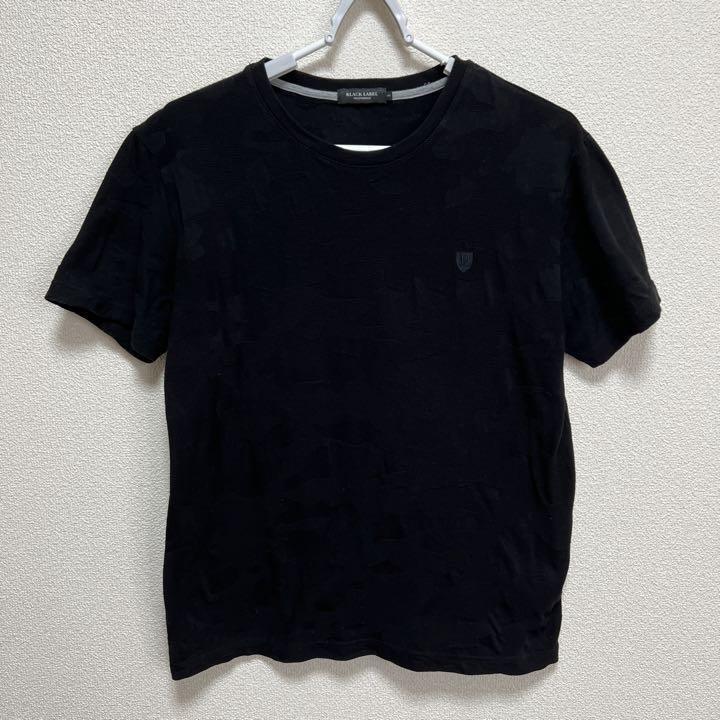 Burberry Black Label camouflage pattern simple T-shirt with logo F/S from Japan