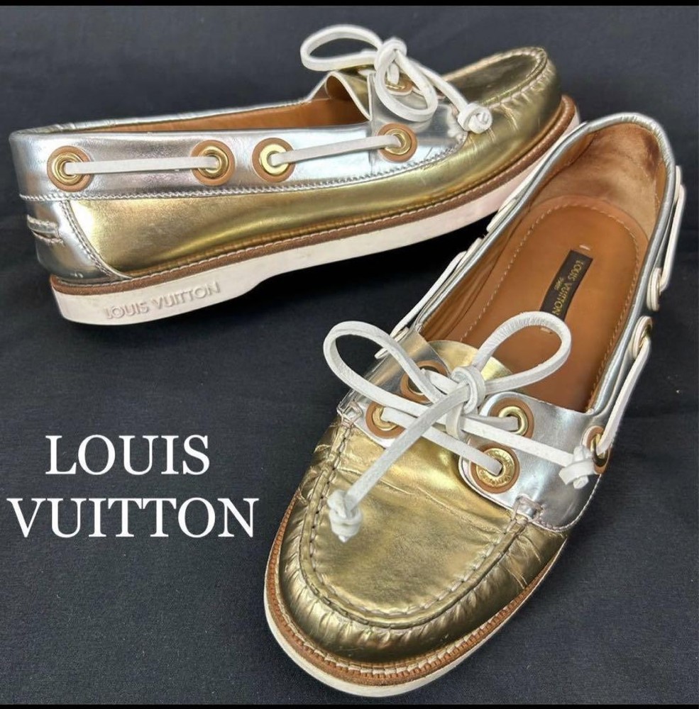 Men's Louis Vuitton 5.5US Loafers Deck Shoes for Style & Comfort  