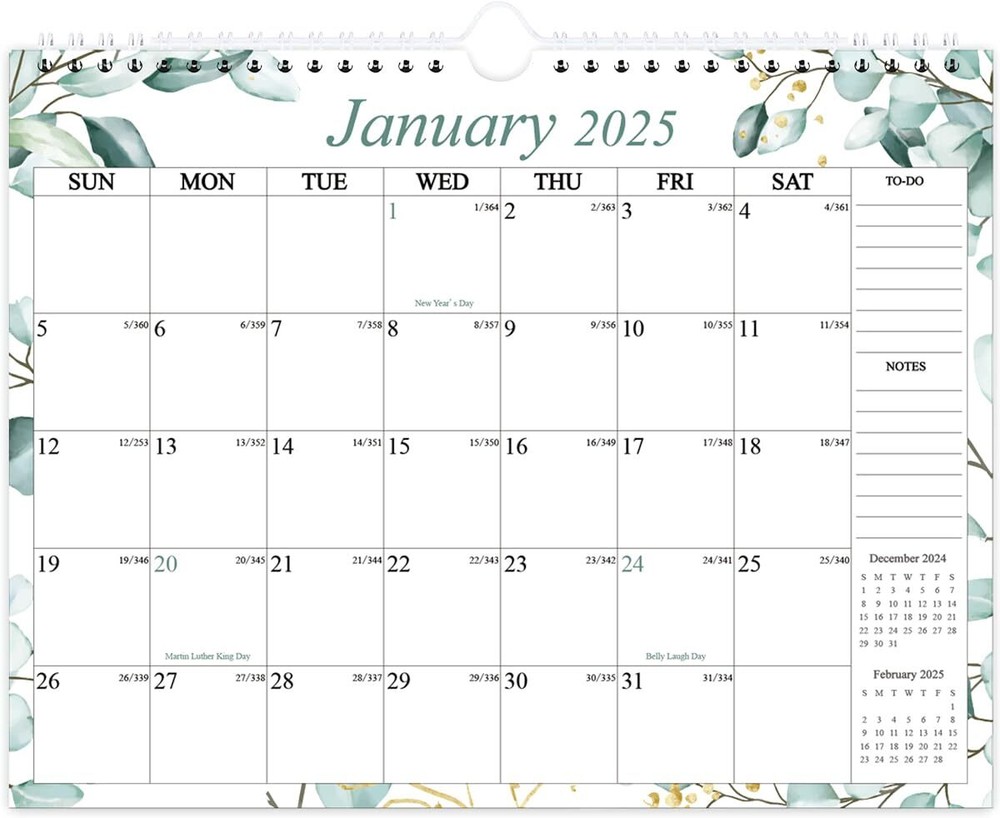 Calendar 2025-2025-2026 Wall Calendar from January 2025 - June 2026 18 Months...