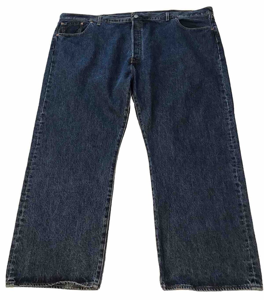 Levis Jeans Mens 54 x 30 Blue 501XX Button Fly Straight Normcore Heritage Work
