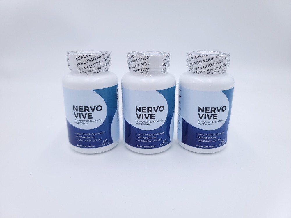 3x Nervovive Nerve Relief Pills to Support Mobility & Reduce Nerve Aches (S8)