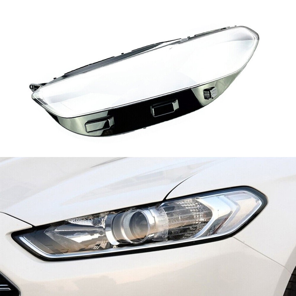 Fit For Ford Mondeo 2013-2016 Headlight Lens Left Side Clear Headlight Housing