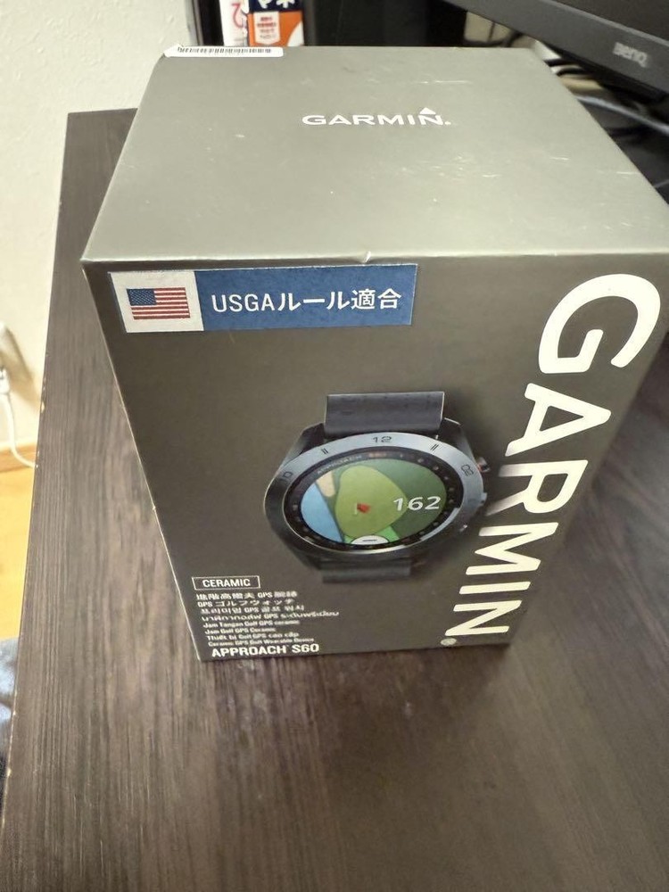 Garmin Approach S60 Golf GPS Watch in Black with Original Box