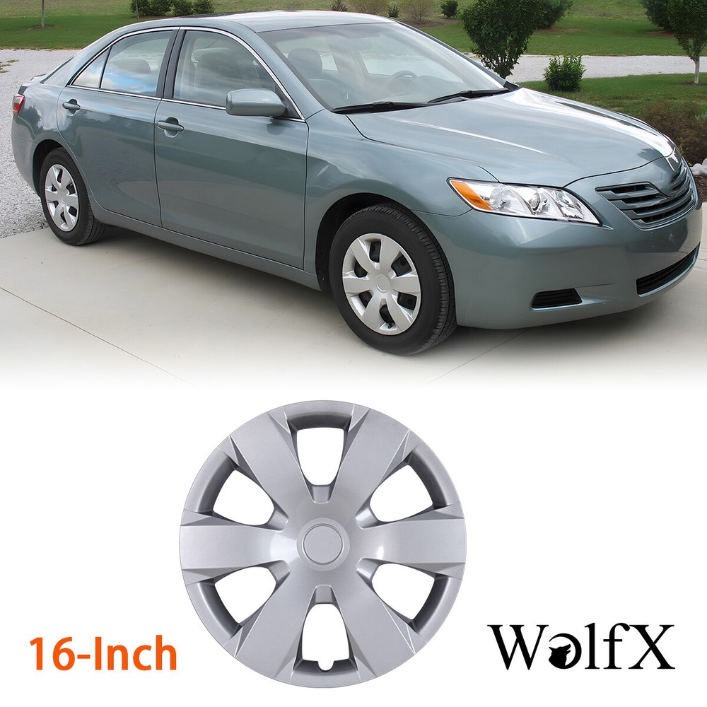 1PCS 16-Inch Snap-On Full Rim Wheel Cover for 2007-2011 Toyota Camry Hybrid