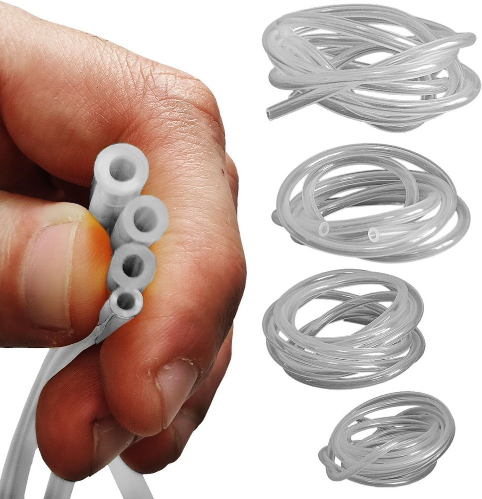 4 Sizes Assorted Fuel Line Tubing for 2-Stroke Small Engine Applications