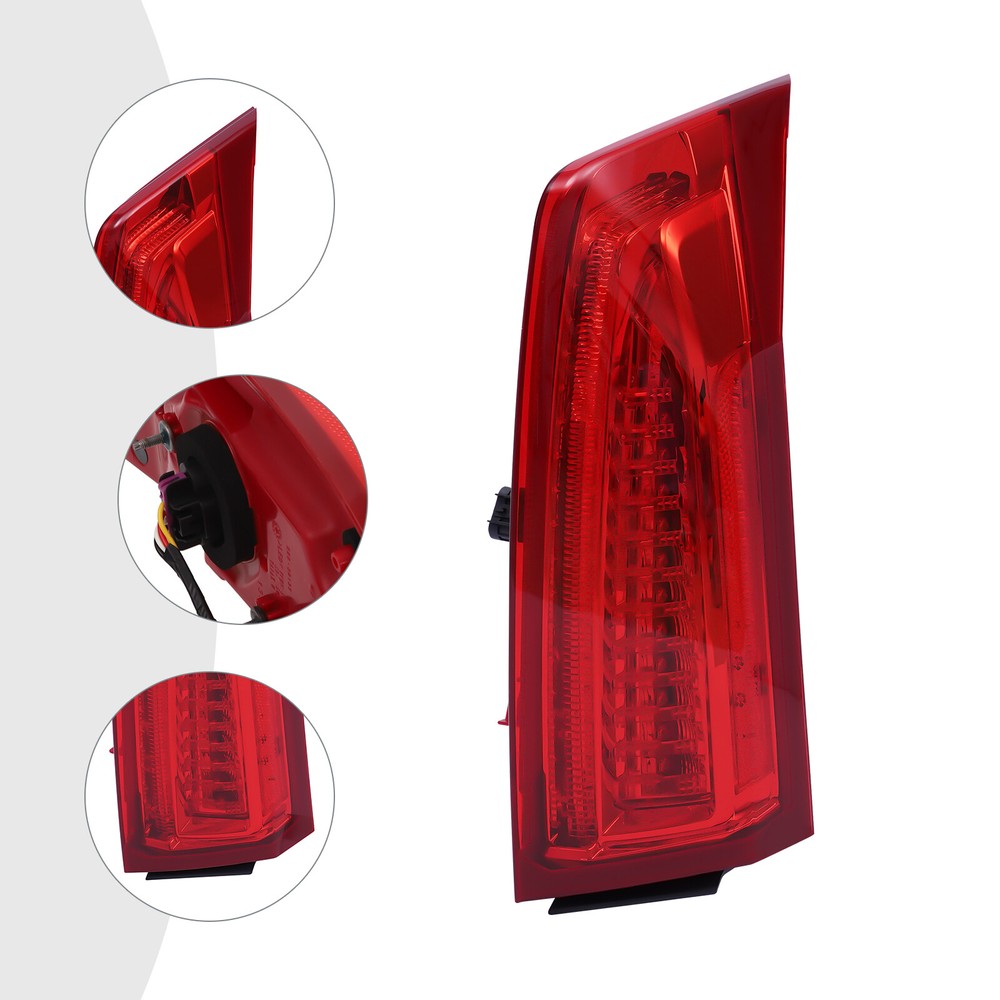 FOR 13-18 Cadillac ATS Passenger Right Side Red Full LED DRL Signal Tail Light 6