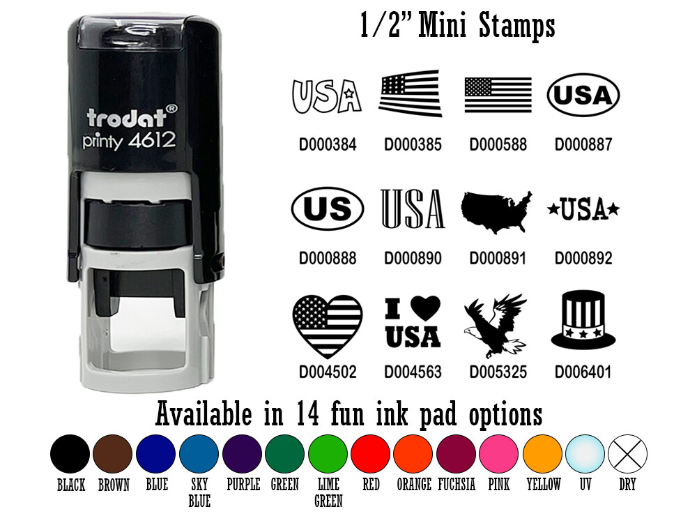 USA United States Patriotic American Flag 1/2