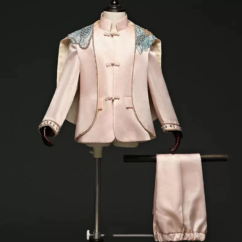 Fashion Boys' Gentleman Tuxedo Sets Children's Wedding Birthday Party Suits