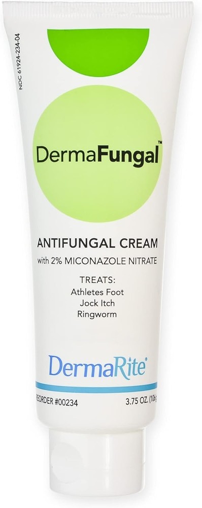 DermaFungal Antifungal Cream 3.75 oz Miconazole Nitrate for Skin Relief