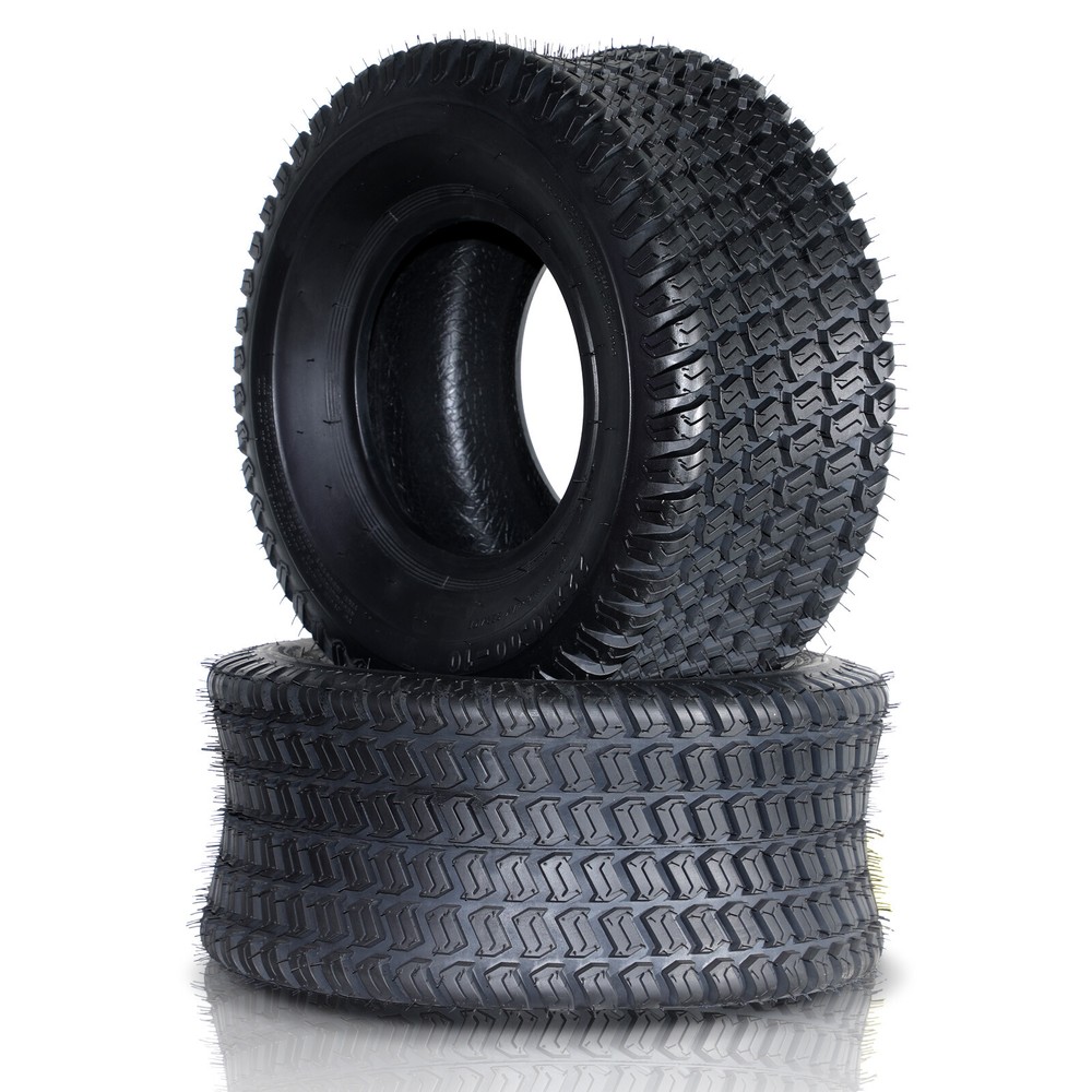 Set of 2 22x10.00-10 Lawn Mower Garden Tractor Turf Tires 4PR 22x10-10 Tubeless