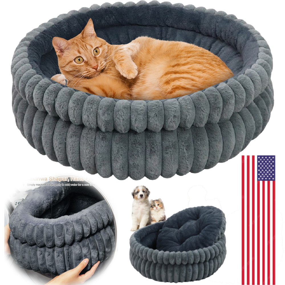60CM Anti-Slip Calming Pet Bed for Dogs Indoor Furniture  