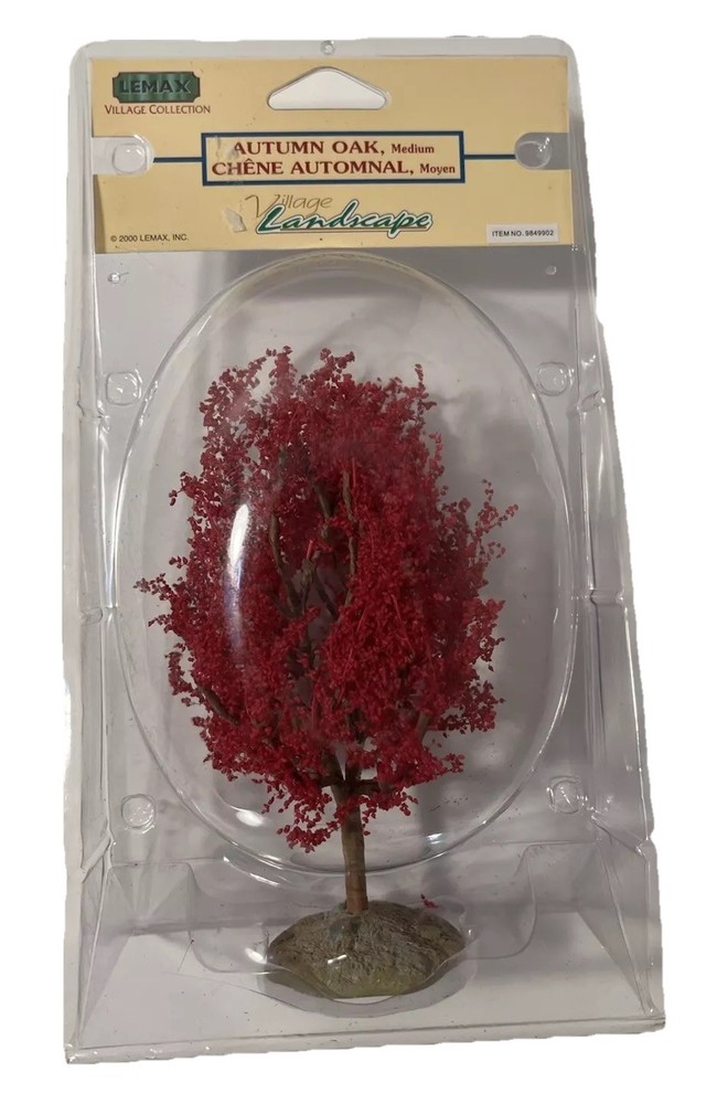 Vintage Lemax Spooky Town Autumn Oak 6 Inch Medium Tree 04504