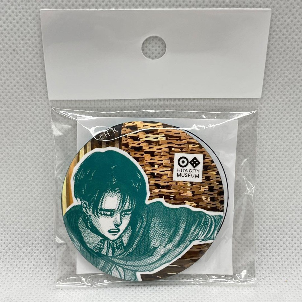 Attack On Titan Hita City Museum Can Badge Levi 1 Item