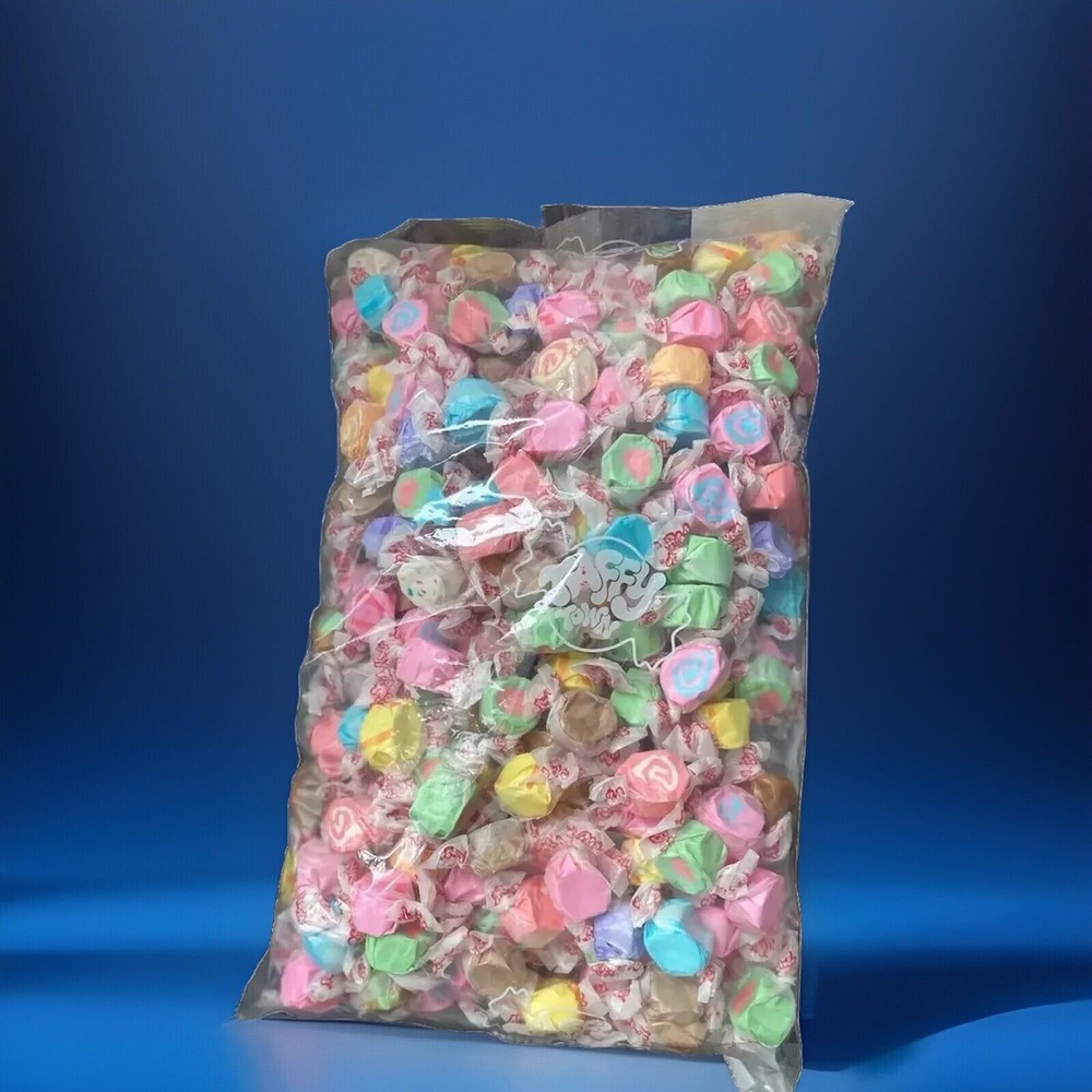 Taffy Town Salt Water Taffy, Assorted Salt Water, 5 Pounds Chewy Soft Candy.