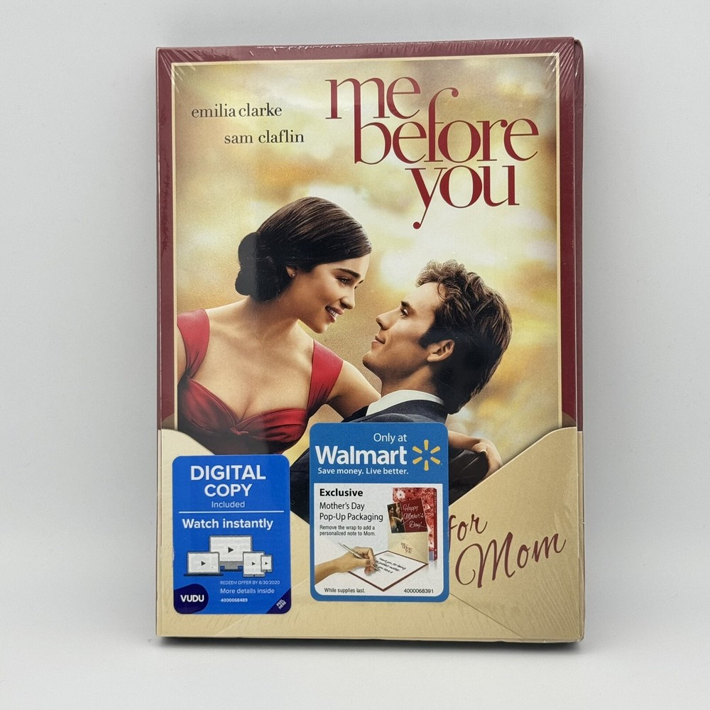 Me Before You (DVD, 2016) Slipcover NEW and SEALED Walmart Exclusive