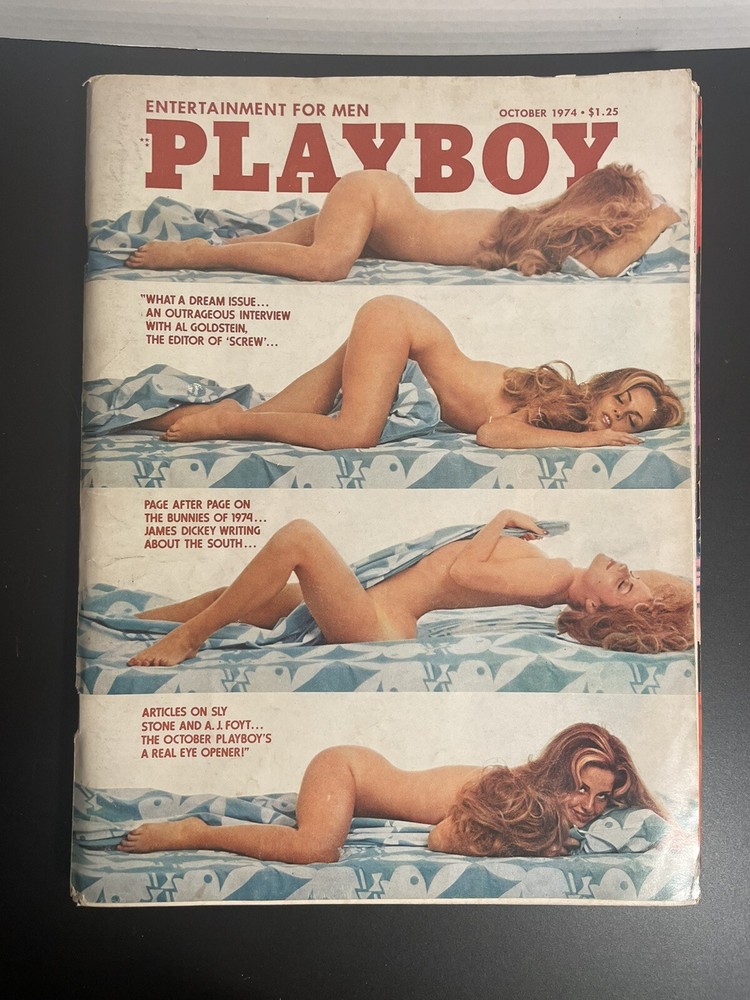Vintage Playboy Magazine October 1974 Candid Interview With Al Goldstein