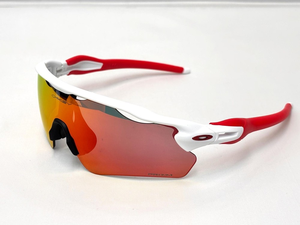 NEW Oakley Radar EV Patn Sunglasses White Frame Red Prizm Lenses OO9208