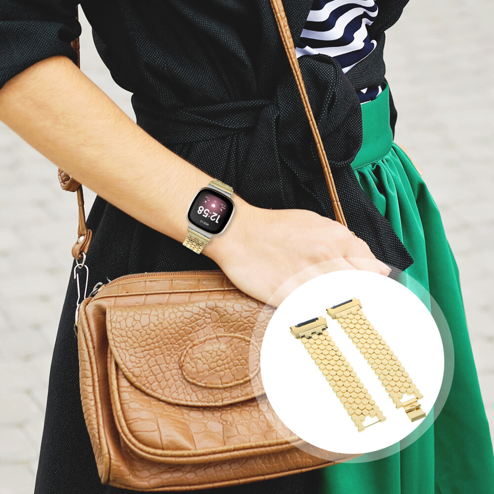 Luxury Smart Watch for Women with Scale Style Band and Miss Design Features