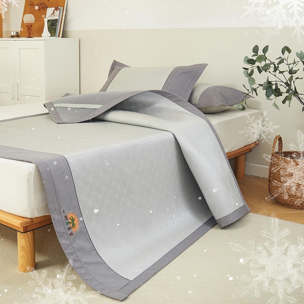 King Size Cooling Mattress Pad with Ultra Cold Tech Fiber for Hot Sleepers